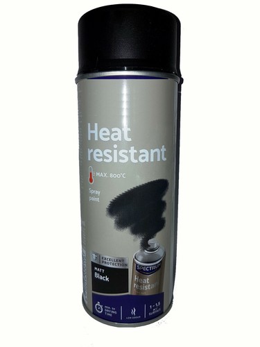 Auspufflack spray schwarz - spray,