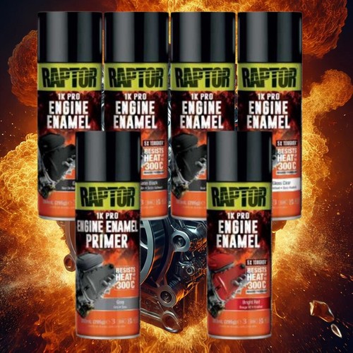 Raptor spraydose motorlack - 1k,