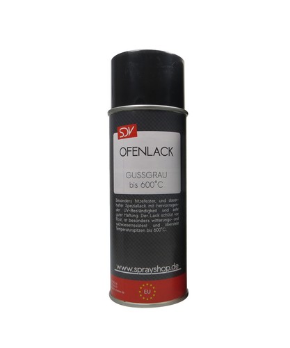 Ofenlack spray gussgrau 400 - gussgrau, ml